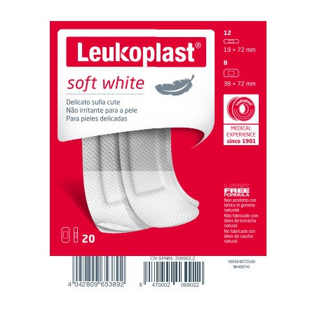 Leukoplast soft white 20pz ass