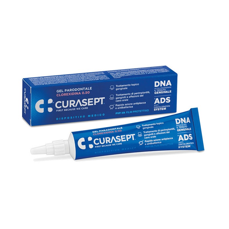Curasept gel parodontale 0,5% 30 ml ads + dna