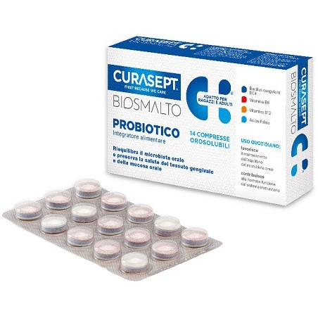 Curasept biosmalto probio14 compresse