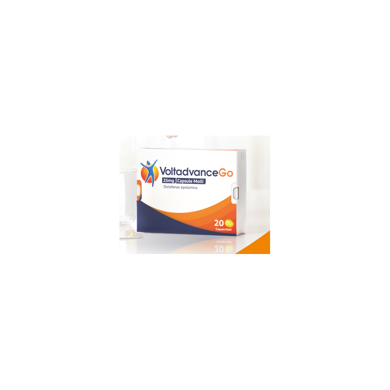 Voltadvancego 20 capsule molli 25 mg