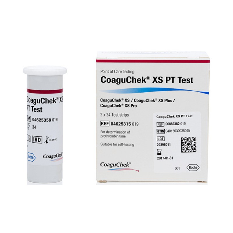Coaguchek xs pt test 2x24str