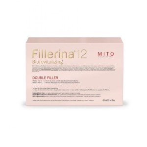 Fillerina 12 double filler mito biorevitalizing grado 4-bio+ prefillerina flac 30+30 ml + 1 tubo 50 ml