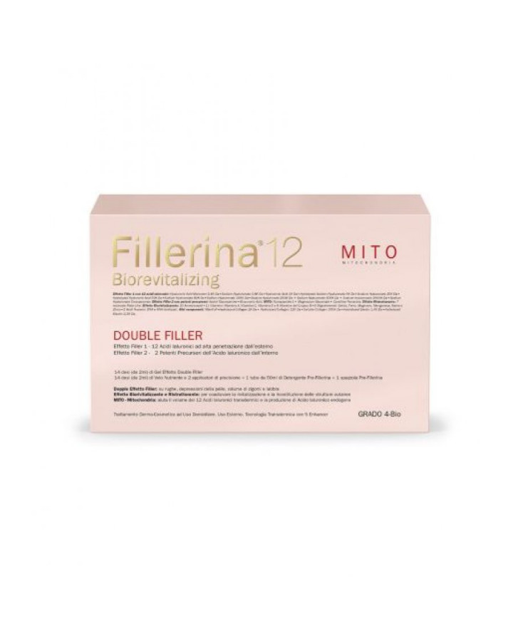 Labo Fillerina Biorevitalizing Behandlung – Grad 4, Mit 8 Hyaluronsäuren & Peptiden, 14 Tage Kur