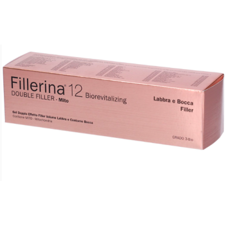 Fillerina 12 double filler mito labbra e bocca gel biorevitalizing grado 3 bio dispenser lip massage tip 7 ml Fillerina 12 double filler mito labbra e bocca gel biorevitalizing grado 3 bio dispenser lip massage tip 7 ml