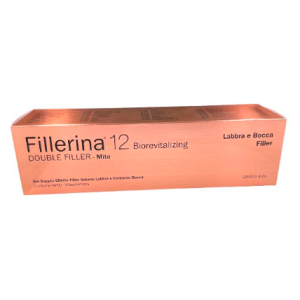 Fillerina 12 double filler mito labbra e bocca gel biorevitalizing grado 4 bio dispenser lip massage tip 7 ml