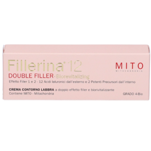 Fillerina 12 double filler mito biorevitalizing -lip contourcream grado 4-bio-tubo 15 ml