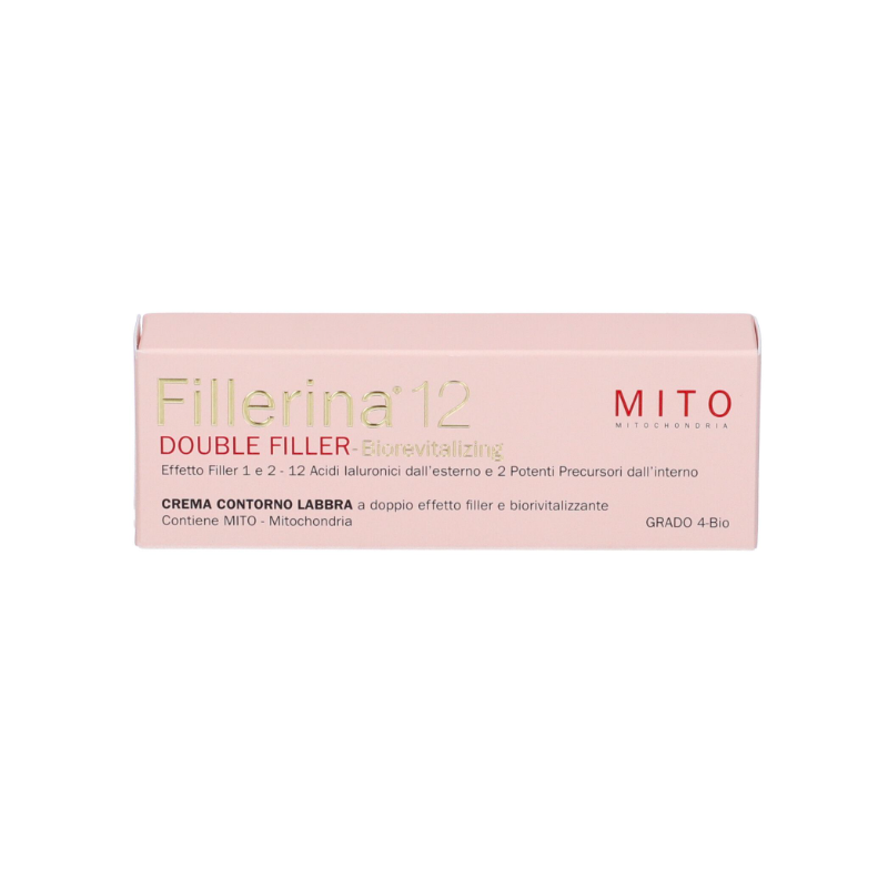 Fillerina 12 double filler mito biorevitalizing -lip contourcream grado 4-bio-tubo 15 ml Fillerina 12 double filler mito biorevitalizing -lip contourcream grado 4-bio-tubo 15 ml