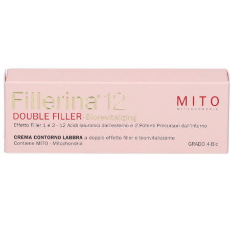 Fillerina 12 double filler mito biorevitalizing -lip contourcream grado 4-bio-tubo 15 ml
