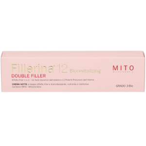 Fillerina 12 double filler mito biorevitalizing -night creamgrado 3-bio-tubo 50 ml