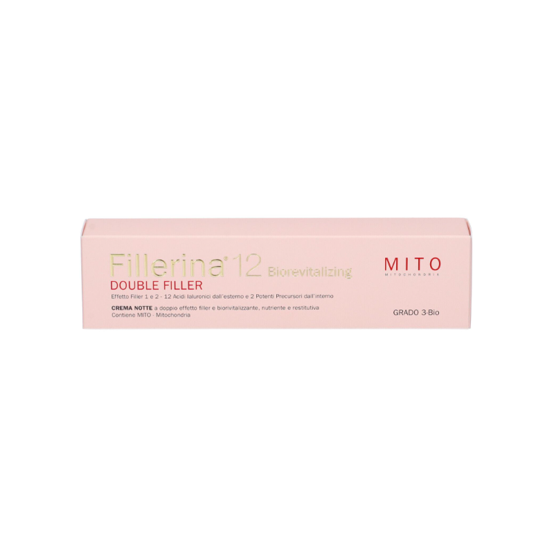 Fillerina 12 double filler mito biorevitalizing -night creamgrado 3-bio-tubo 50 ml Fillerina 12 double filler mito biorevitalizing -night creamgrado 3-bio-tubo 50 ml