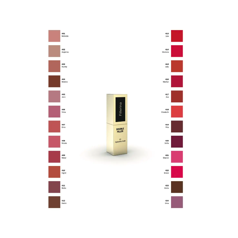 Fillerina double filler creamy lipstick 415 judy 3,5 ml Fillerina double filler creamy lipstick 415 judy 3,5 ml