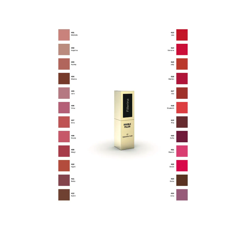 Fillerina double filler creamy lipstick 423 greta 3,5 ml Fillerina double filler creamy lipstick 423 greta 3,5 ml