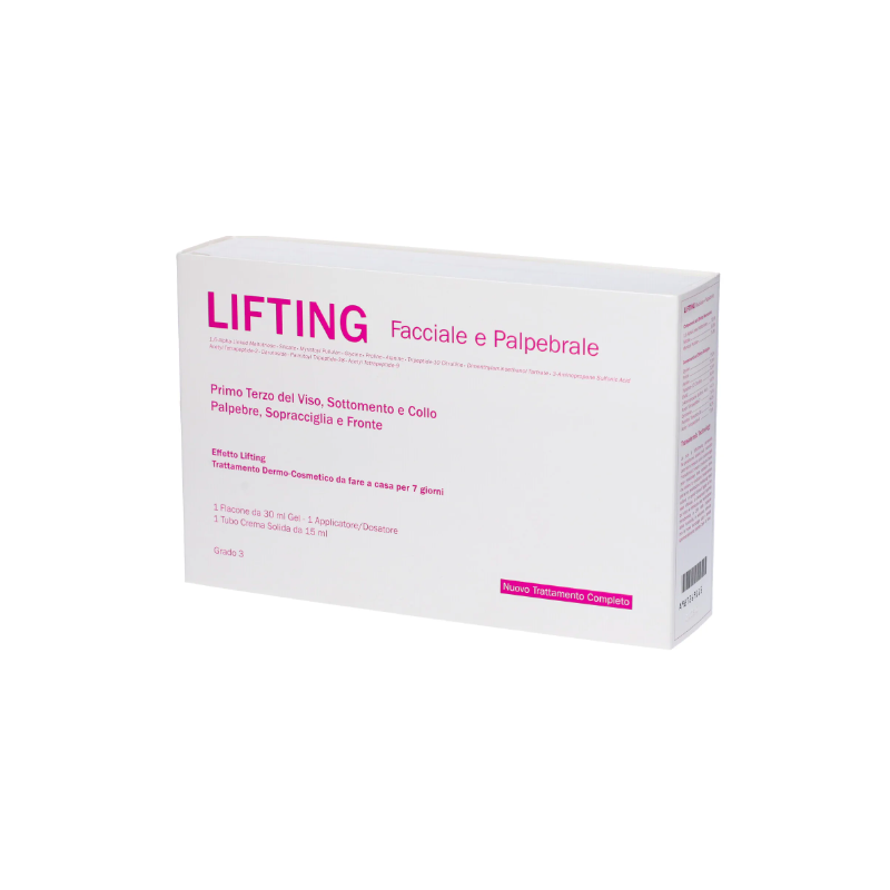 Lifting facciale e palpebrale grado 3 trattamento intensivo7 giorni serum 30 ml + crema 15 ml Lifting facciale e palpebrale grado 3 trattamento intensivo7 giorni serum 30 ml + crema 15 ml