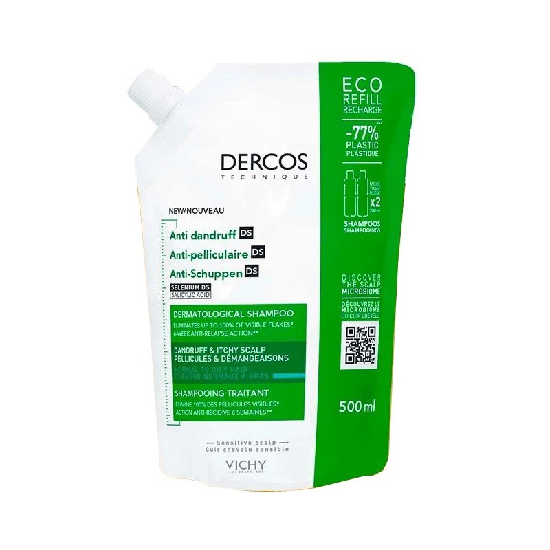 Dercos eco ric sh forfora500ml