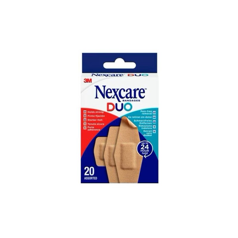 Nexcare duo cer assort 20pz