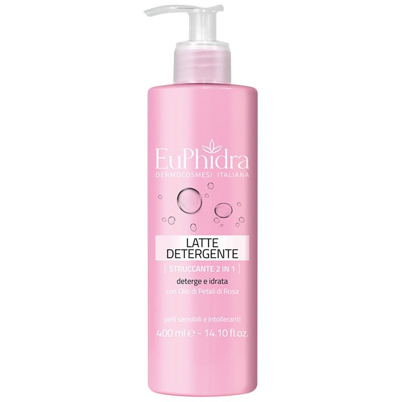 Euphidra latte detergente struccante 2in1 400 ml Euphidra latte detergente struccante 2in1 400 ml