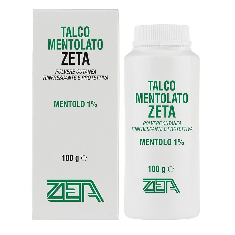 Talco mentolato zeta 100g Talco mentolato zeta 100g