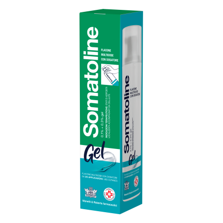 Somatoline gel 1 flacone 250 ml 25 erogazioni 0,1% + 0,3% con sacchetto e dosatore