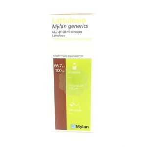 Lattulosio (mylan generics) scir 200 ml 66,7 g/100 ml flacone con bicchiere dosatore