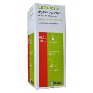 Lattulosio (mylan generics) scir 200 ml 66,7 g/100 ml flacone con bicchiere dosatore Lattulosio (mylan generics) scir 200 ml 66,7 g/100 ml flacone con bicchiere dosatore