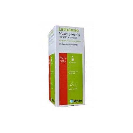 Lattulosio (mylan generics) scir 200 ml 66,7 g/100 ml flacone con bicchiere dosatore Lattulosio (mylan generics) scir 200 ml 66,7 g/100 ml flacone con bicchiere dosatore