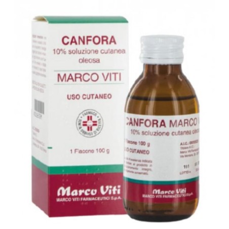 Canfora (marco viti) soluz cutanea oleosa 100 ml 10%