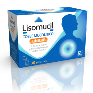 Lisomucil tosse mucolitico unidie orale grat 30 bustine 2,7 g
