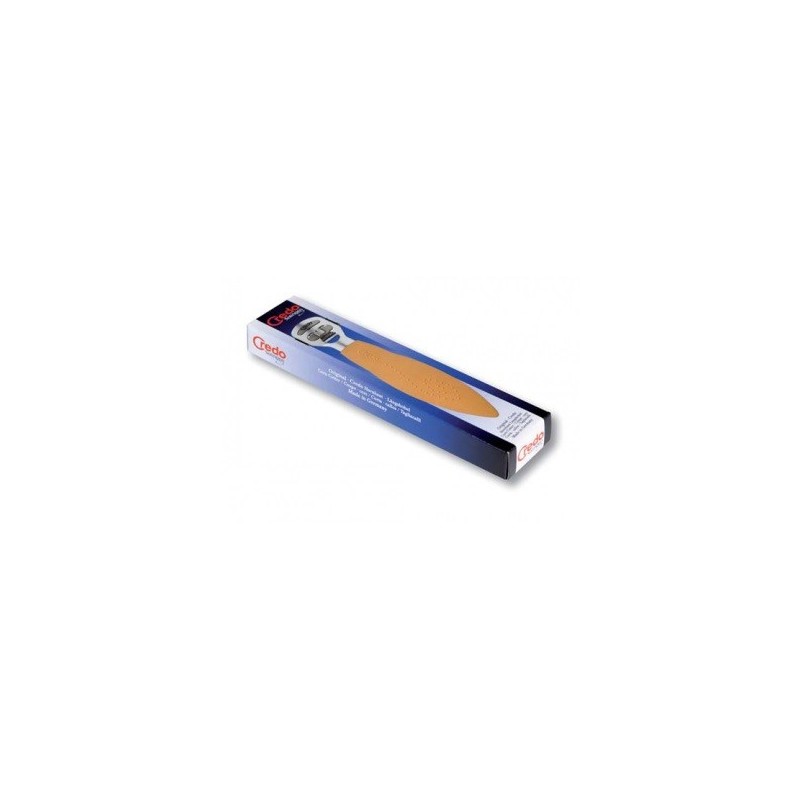 Credo tagliacalli cromato con clip raspa colore albicocca