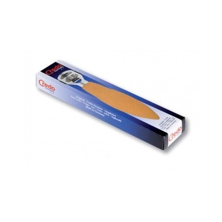 Credo tagliacalli cromato con clip raspa colore albicocca