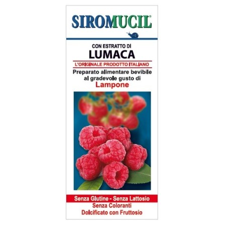 Siromucil preparato alimentare con estratto di lumaca al lampone 150 ml