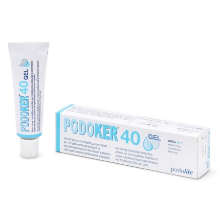 Podoker 40 gel azione cheratolitica tubo da 30 ml con applicatore Podoker 40 gel azione cheratolitica tubo da 30 ml con applicatore