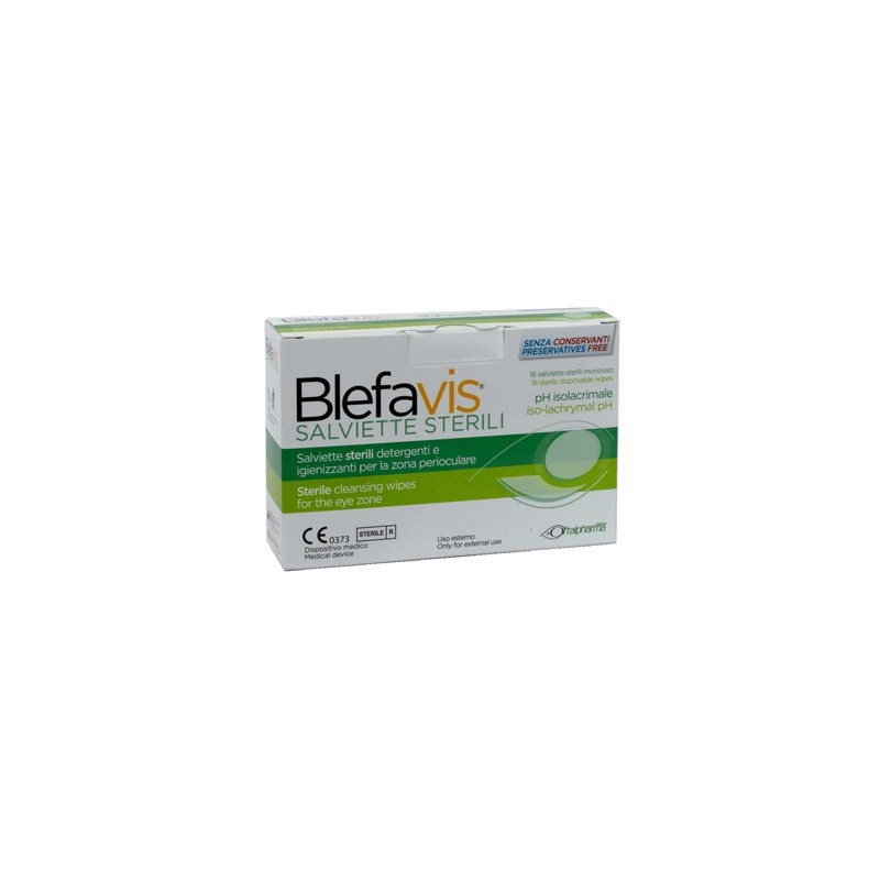 Blefavis salviette sterili 18 pezzi Blefavis salviette sterili 18 pezzi