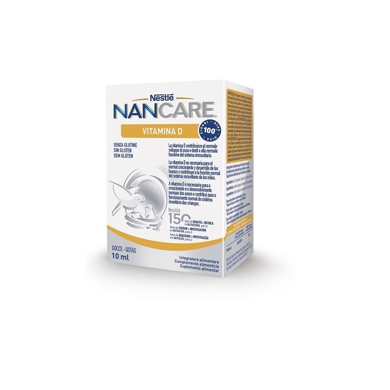 Nancare vitamina d gocce 10 ml