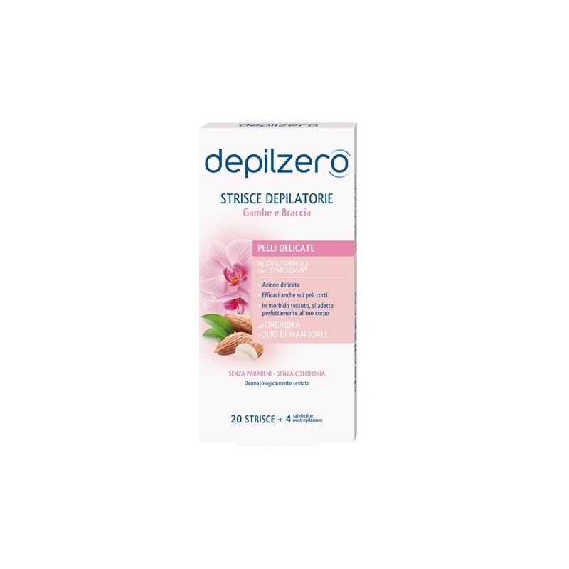 Depilzero strisce gambe braccia 20 pezzi