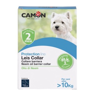 Leis collare barriera con olio di neem cane 60 cm l 12 pezzi