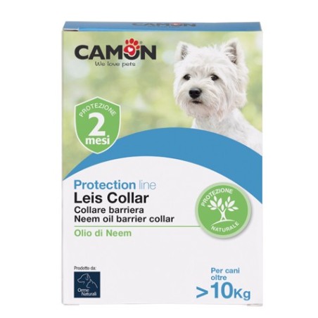 Leis collare barriera con olio di neem cane 60 cm l 12 pezzi