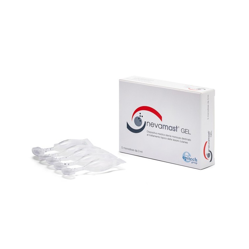 Nevamast gel trattamento topico delle lesioni cutanee 5 monodose 3 ml
