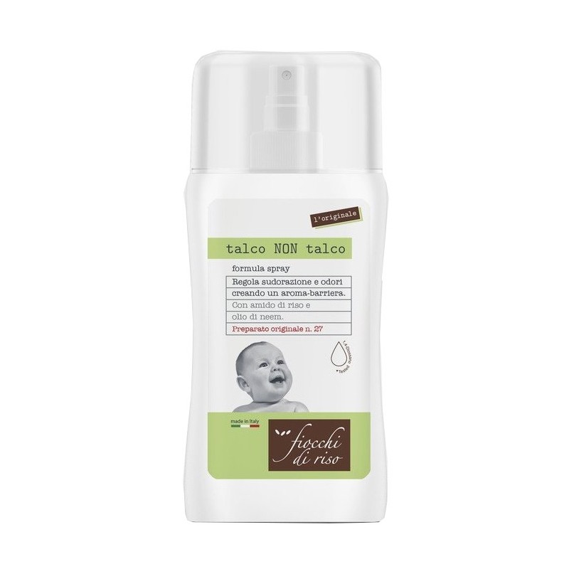Fiocchi di riso talco non talco spray 100 ml