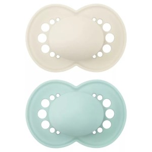 Mam original 6+ silicone neutro 2 pezzi