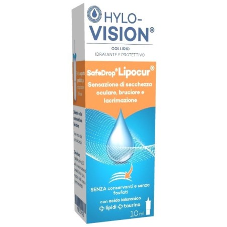 Hylovision safe drop lipocur collirio 10 ml Hylovision safe drop lipocur collirio 10 ml
