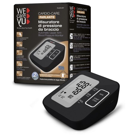 Misuratore di pressione da braccio parlante wecareyu cardiocare