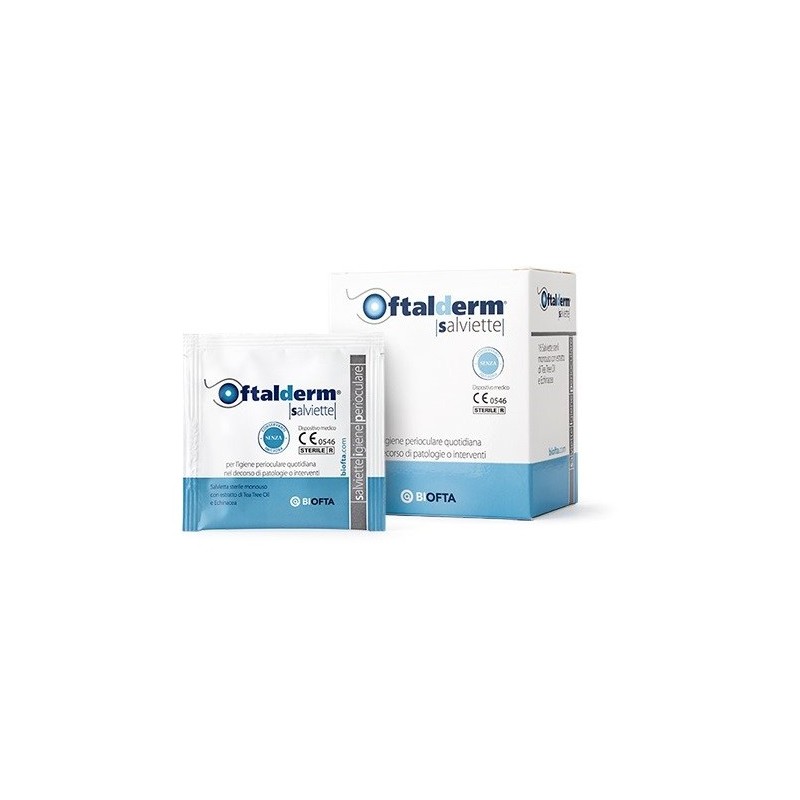 Oftalderm salviette sterili monouso 16 pezzi Oftalderm salviette sterili monouso 16 pezzi