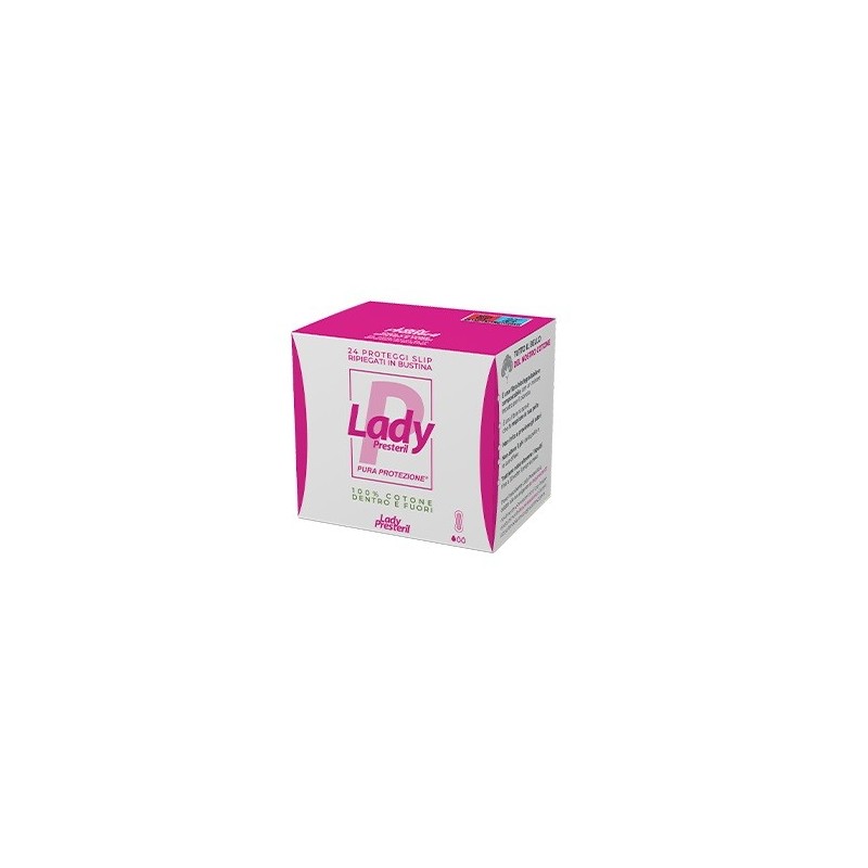 Lady presteril proteggi slip ripiegati biodegradabili 24 pezzi