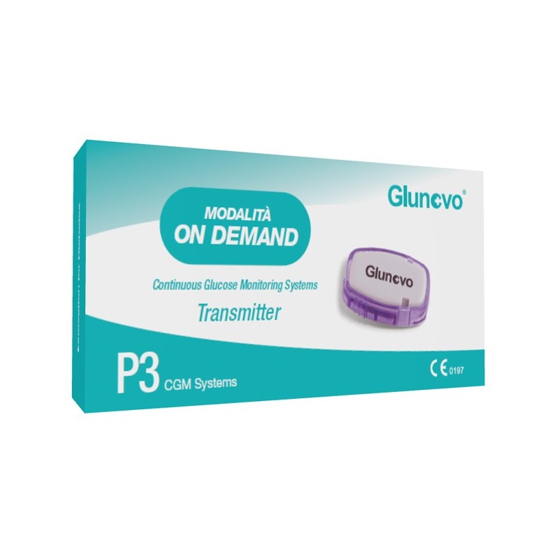 Sistema per monitoraggio glicemia incluso il trasmettitore glunovo p3 modalita' on demand Sistema per monitoraggio glicemia incluso il trasmettitore glunovo p3 modalita' on demand