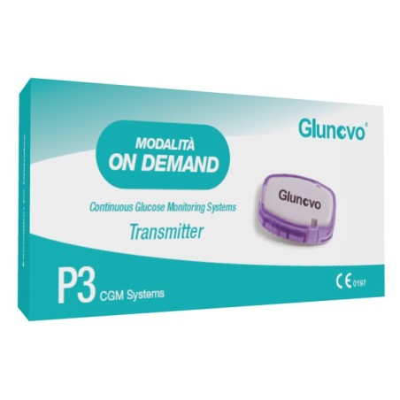 Sistema per monitoraggio glicemia incluso il trasmettitore glunovo p3 modalita' on demand Sistema per monitoraggio glicemia incluso il trasmettitore glunovo p3 modalita' on demand