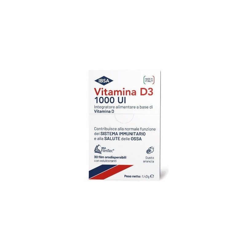 Vitamina d3 ibsa 1000ui 30 film orodispersibili