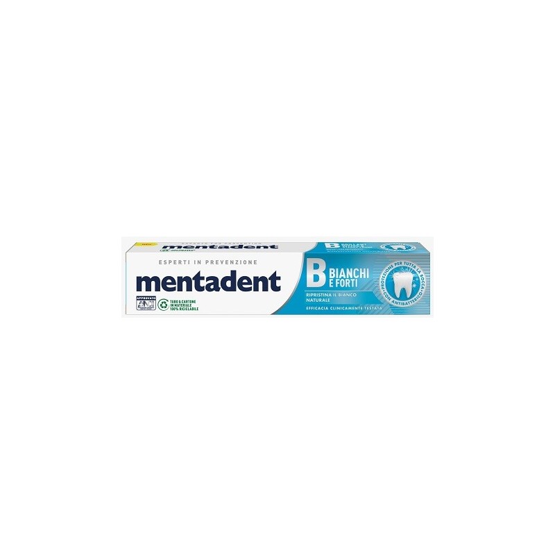 Mentadent bianchi e forti 75 ml Mentadent bianchi e forti 75 ml