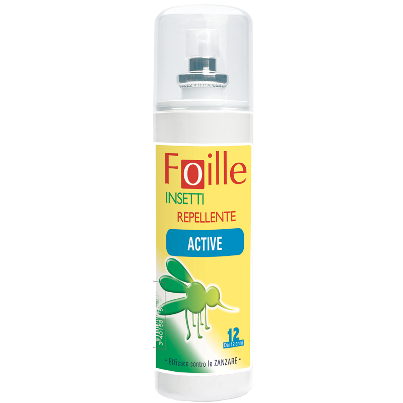 Foille insetti repellente active 100 ml Foille insetti repellente active 100 ml