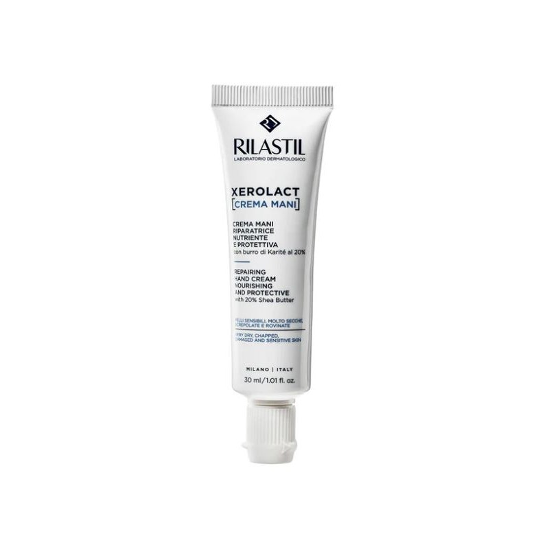 Rilastil xerolact crema mani nutriente e protettiva nuova formula 30 ml