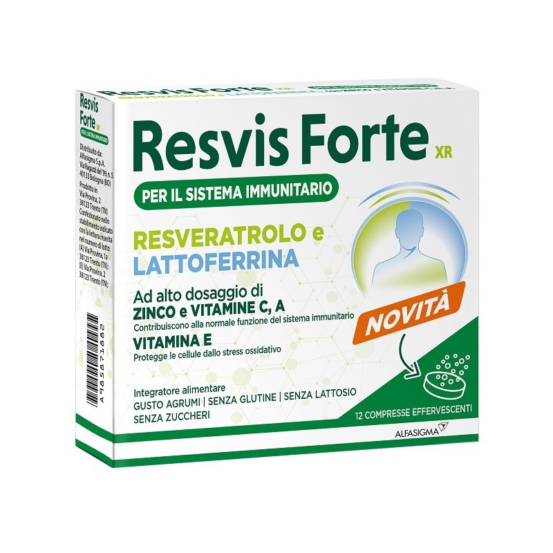 Resvis forte xr 12 compresse effervescenti